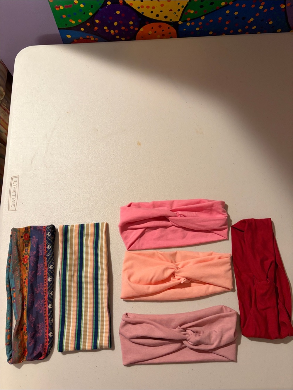 Women’s Soft Knit Twist Headbands (6) - Pink, Peach, Blush, Red & Patterned